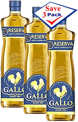 Gallo Victor Guedes Reserve Extra Virgin Olive Oil 25.4 oz Pack of 3
